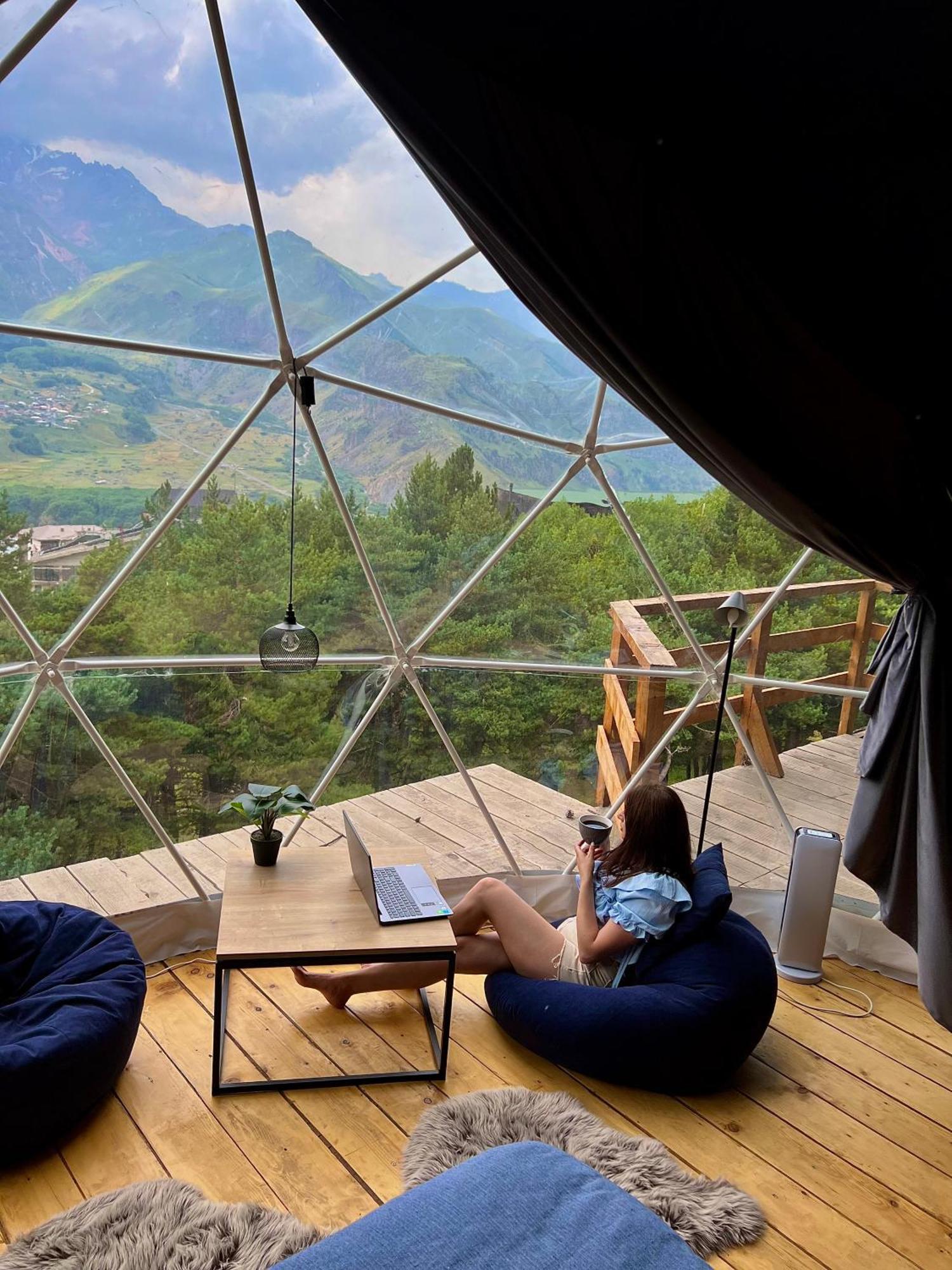 Отель Elia Glamping Казбеги Экстерьер фото